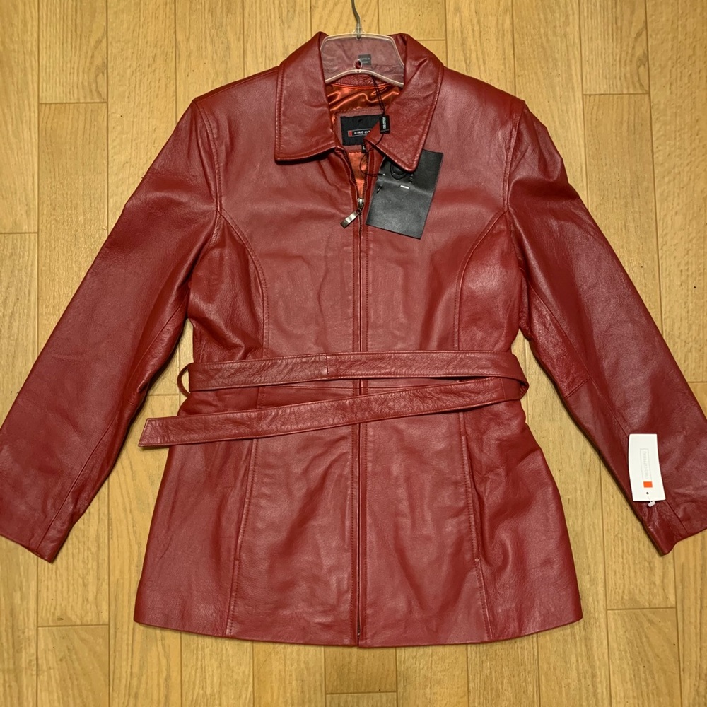 Ciro Citterio Authentic Red Leather Jacket- NWT